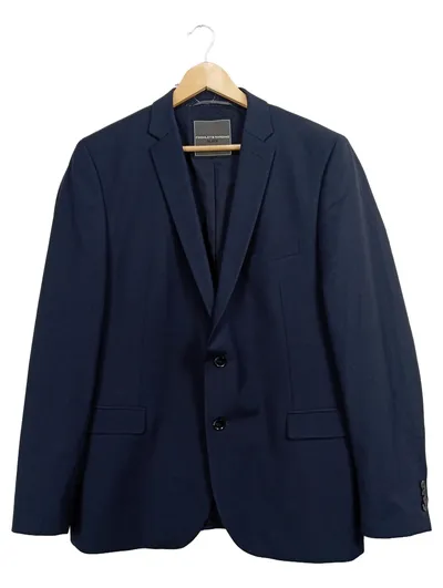 FINSHLEY & HARDING Herren Sakko Business Gr. 54 Blau Elegant Anzugjacke