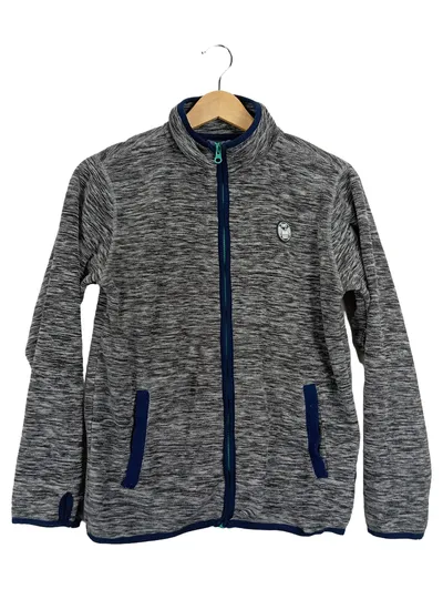 COOL CLUB Kinder Fleecejacke Gr. 152 Grau Meliert Outdoor