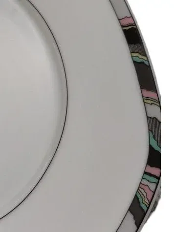 Eschenbach Platzteller Porzellan Modern Abstrakt Weiß 26 cm
