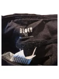 Bloch Kinder Sport Leggings Capri Schwarz Türkis Gr. 164 5