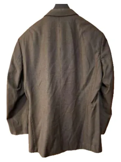 Vitale Barberis Canonico Herren Sakko Gr. 44 Braun Super 120s Wolle
