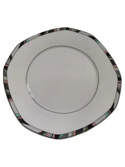 Eschenbach Essteller Modern Weiß Grafisch 26cm Porzellan