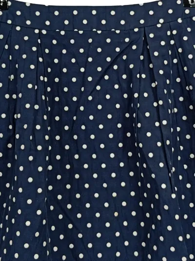Mint & Berry Damen Minirock Gr. 40 Blau gepunktet Freizeit