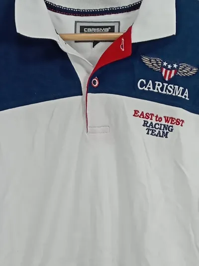 Carisma Herren Poloshirt Kurzarm Polokragen Sportlich Freizeit M Weiß