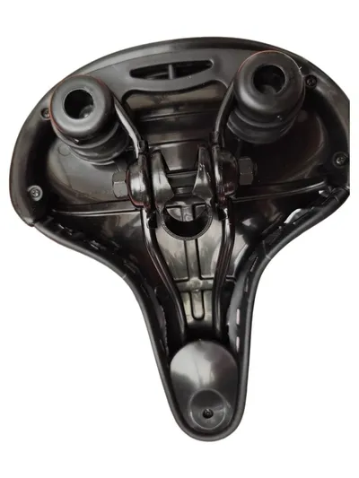 Prophete Fahrradsattel Herren City Trekking Tourensattel Schwarz inkl. Kloben