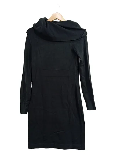 French Connection Damen Strickkleid Rollkragen Schwarz Gr. 34;XS Casual