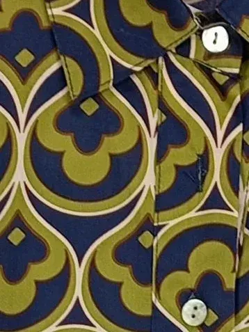 CATALANO Damen Blusenkleid Gr. 36/S Mehrfarbig Modern Baumwolle 4