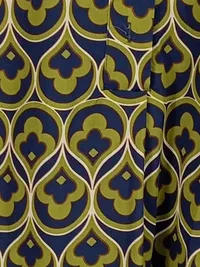 CATALANO Damen Blusenkleid Gr. 36/S Mehrfarbig Modern Baumwolle 5