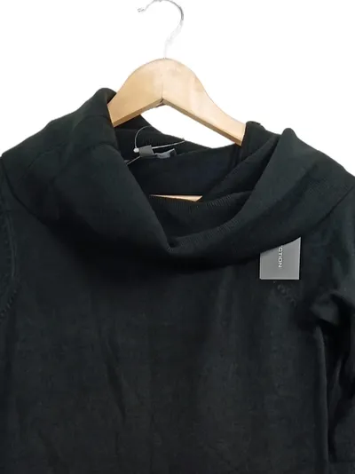 French Connection Damen Strickkleid Gr. 34/XS Schwarz Casual Wolle