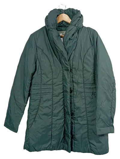 CANDA Damen Steppjacke Winterjacke Gr. 40 Grün Casual