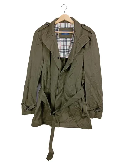 LINUS Herren Trenchcoat Gr. 42 Oliv Klassisch Jacke