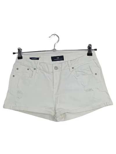 LTB Damen Jeans Shorts Weiß Gr. M Casual Destroyed