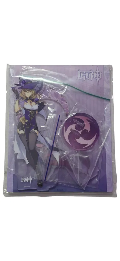 miHoYo Genshin Impact Lisa Acrylfigur Ständer Anime Fan Figur Aufsteller 15 cm