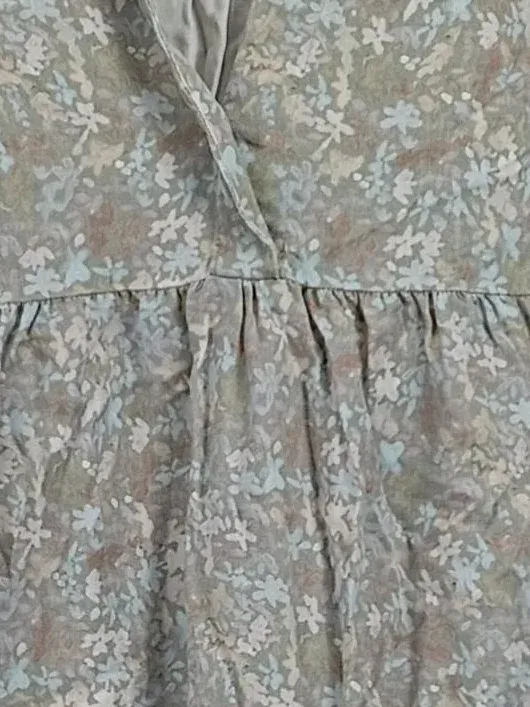 BETTER RICH Damen Freizeitkleid S Blumenmuster Lyocell Kurzarm Rüschen 3