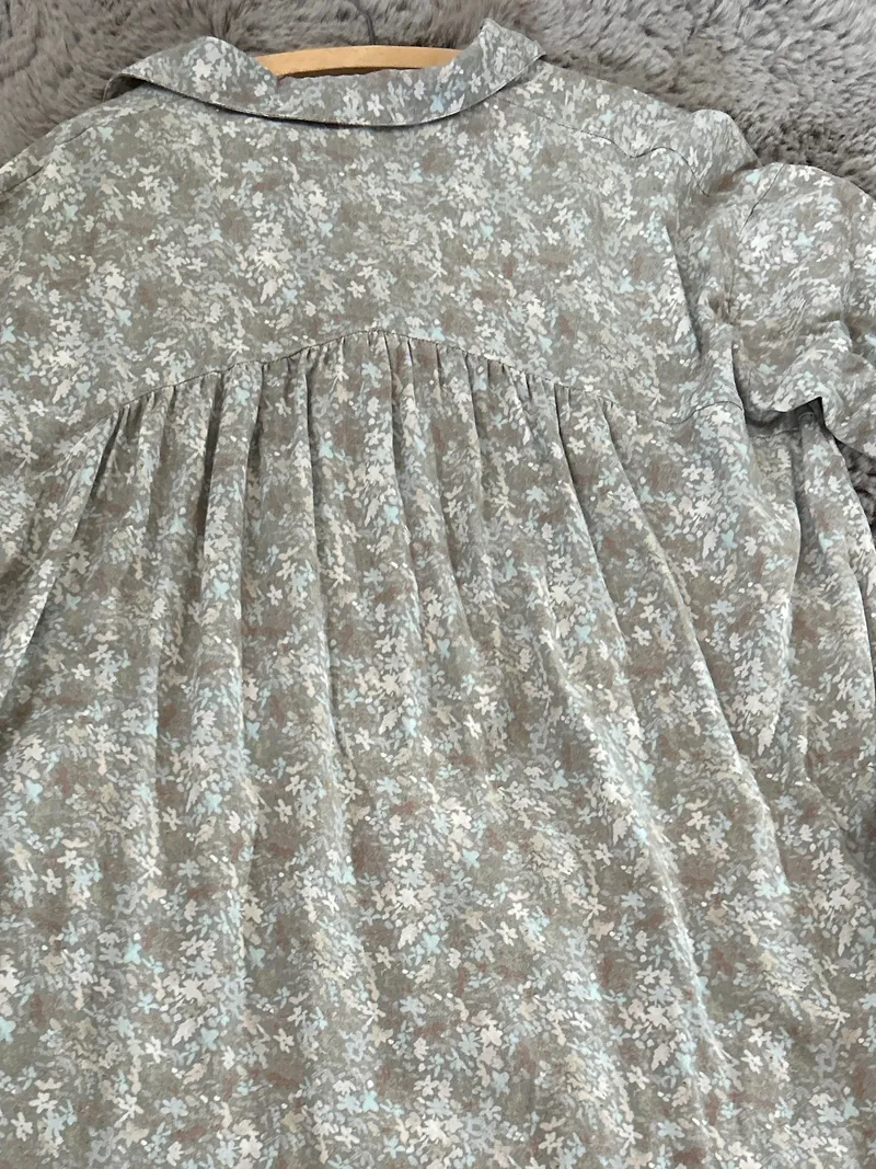 BETTER RICH Damen Freizeitkleid S Blumenmuster Lyocell Kurzarm Rüschen 7