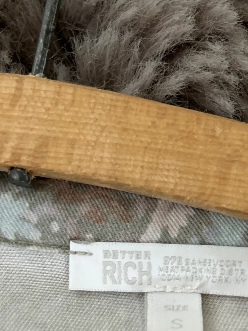 BETTER RICH Damen Freizeitkleid S Blumenmuster Lyocell Kurzarm Rüschen 9