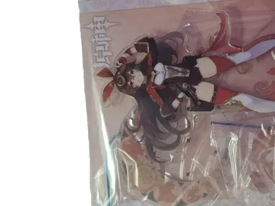 Genshin Impact Amber Acryl Figur Aufsteller miHoYo Anime Standee Deko 15,6cm
