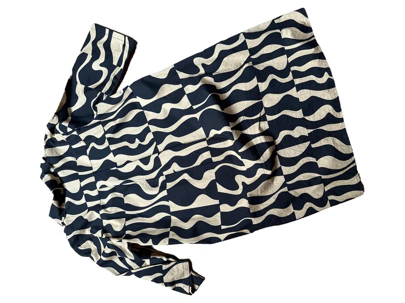 CATALANO Damen Blusenkleid Gr. 36/S Mehrfarbig Modern Baumwolle Muster 2
