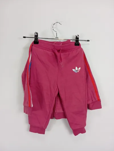 adidas Kinder Trainingsanzug Mädchen Pink Gr. 86 Jogginganzug Set