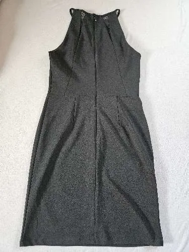 Morgan Abendkleid Gr. 36 Schwarz Elegant Spitze Ärmellos Midikleid Damen