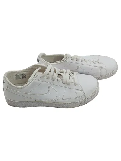 Nike Sneaker Low Damen Weiß Gr. 37,5 Leder Classic Turnschuhe
