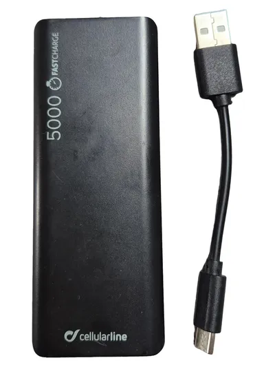 Cellularline HY-LS-5000 Powerbank Schwarz Kabelgebunden Handy Akku Extern