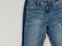 Empyre Destroyed Jeans Damen Blau W29/38/M Skinny Fit Streetwear 3