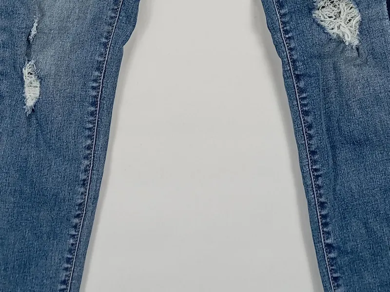 Empyre Destroyed Jeans Damen Blau W29/38/M Skinny Fit Streetwear 4