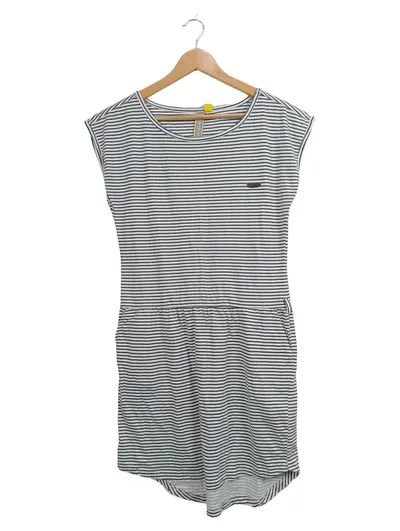 Alife and Kickin Damen Freizeitkleid gestreift Mehrfarbig Gr. 36/S Casual