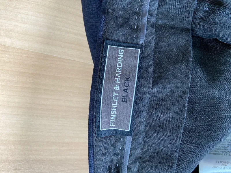 FINSHLEY & HARDING Herren Anzughose Business Blau Größe 52 6