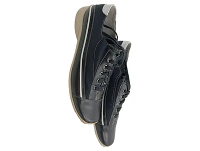 Lamica Damen Schnürschuhe Gr. 39 Schwarz Casual Halbschuhe Bequem