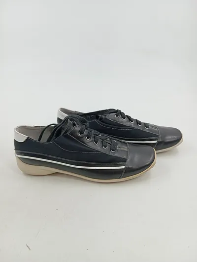 Lamica Damen Schnürschuhe Gr. 39 Schwarz Casual Halbschuhe Bequem