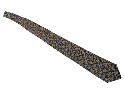 Edsor Krawatte Herren Seide Paisley Muster Blau Business Elegant