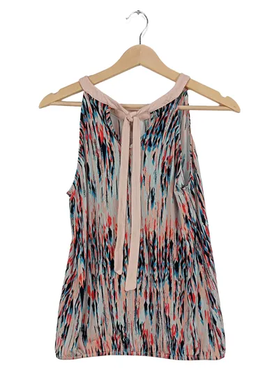 Anna Field Damen Top 36 S Neckholder abstraktes Muster Mehrfarbig Modern
