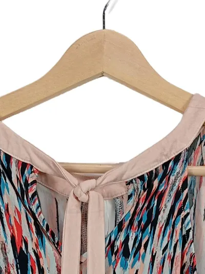Anna Field Damen Top 36 S Neckholder abstraktes Muster Mehrfarbig Modern