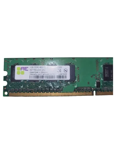 Markenlos Arbeitsspeicher 1GB DDR2-800 PC2-6400U DIMM Grün