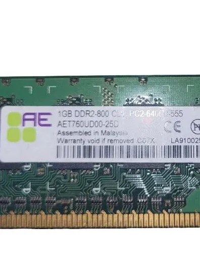 Markenlos Arbeitsspeicher 1GB DDR2-800 PC2-6400U DIMM Grün