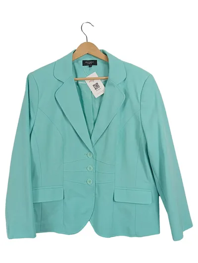 Bexleys Woman Blazer Damen Gr. 44 Türkis Business