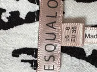 Esqualo Damen Freizeitkleid Gr. 36 S Mehrfarbig Grafisch Rüschen 3