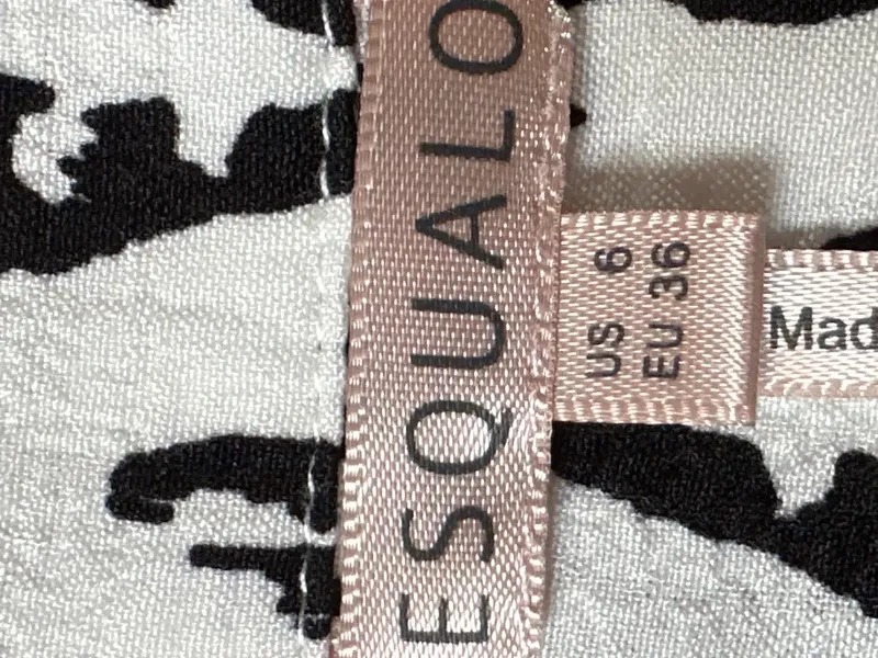 Esqualo Damen Freizeitkleid Gr. 36 S Mehrfarbig Grafisch Rüschen 3