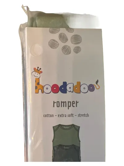 HOODADOO Baby Body Romper 3er Pack Gr. 74-80 Baumwolle Grün Auto