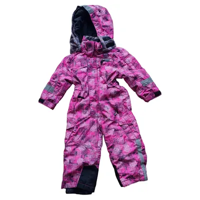 Killtec Kinder Schneeanzug Mädchen Pink Kariert Gr. 92 Outdoor Winter Overall