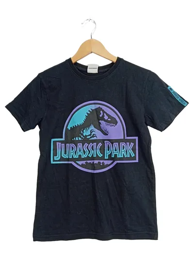 Jurassic Park T-Shirt Kinder Gr. 158 Schwarz Dinosaurier Fanshirt