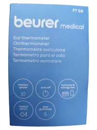 Beurer FT 58 Ohrthermometer Infrarot Fieberthermometer Digital NEU 4