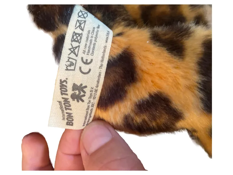 Bon Ton Toys Kuscheltier Leopard Plüschtier Braun 26cm Stofftier 2