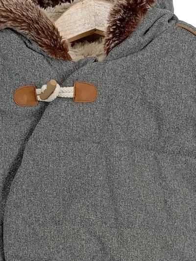 OBAÏBI Baby Schneeanzug Kapuze Grau Gr. 68 Polyester Outdoor