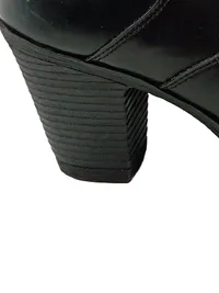 Ambellis Damen Stiefelette Größe 39 Schwarz Casual Blockabsatz Reißverschluss 5