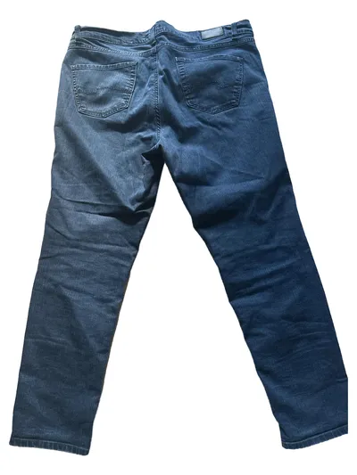 ANGELS Jeans Damen Gr. 44 Blau Straight Leg Casual Denim Hose