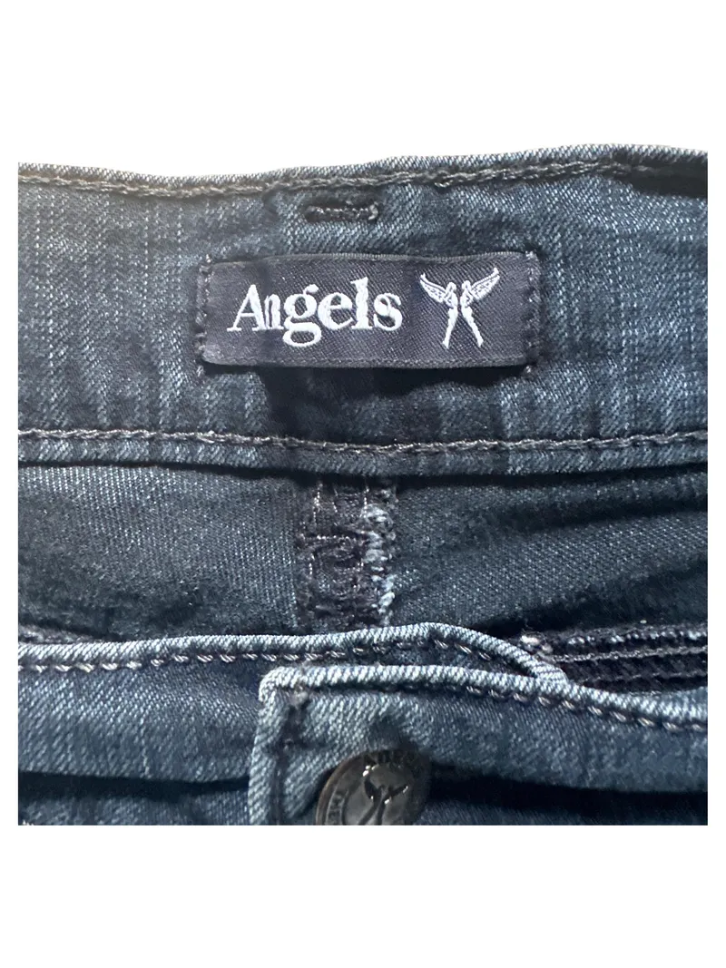 ANGELS Jeans Damen Gr. 44 Blau Straight Leg Casual Denim Hose 6