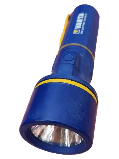 VARTA Taschenlampe Blau 21cm LED Handlampe Arbeitsleuchte Outdoor